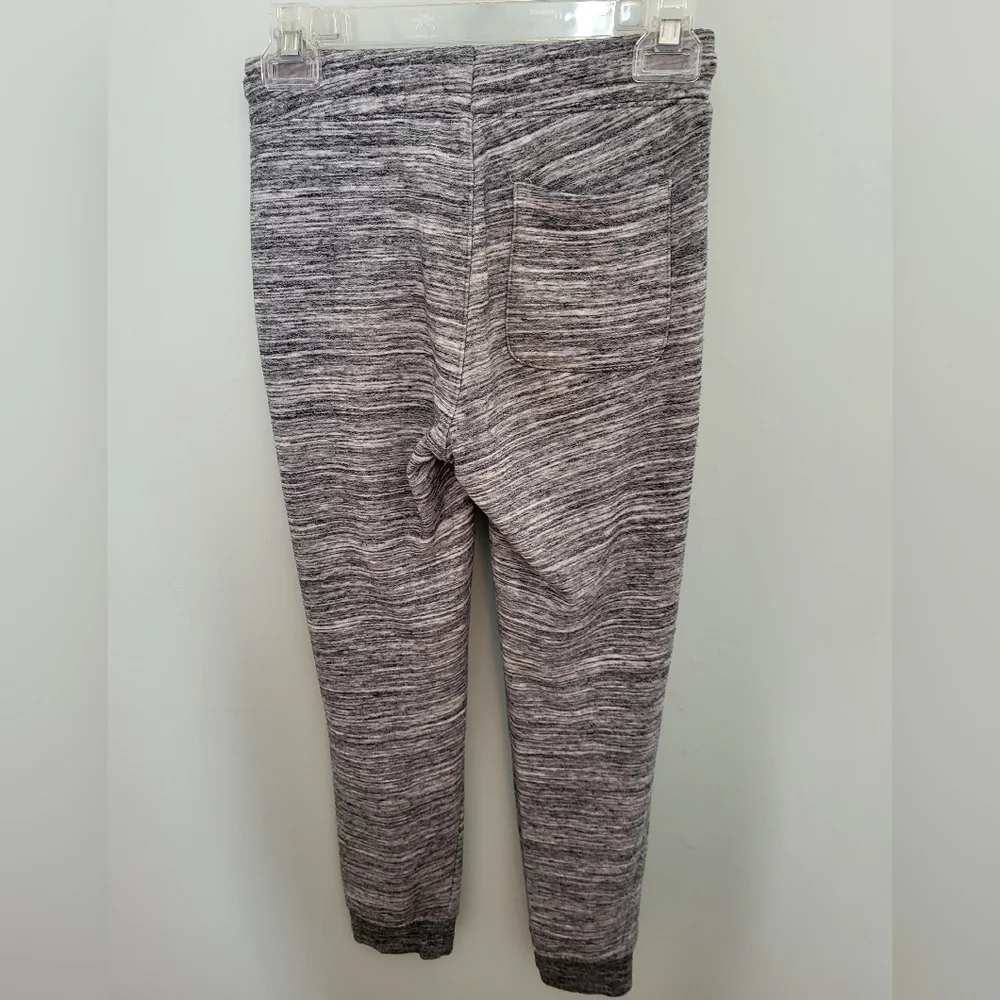 Old Navy Boy 10/12 L Heathered‎ Gray Joggers Elastic Drawstring Pockets